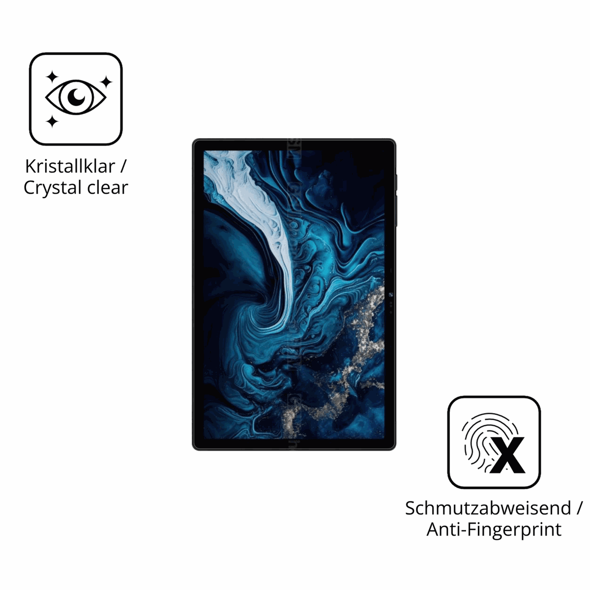 Flexible TPU-Folie passend zugeschnitten für Digma Pro Hit 18, vollständige Abdeckung