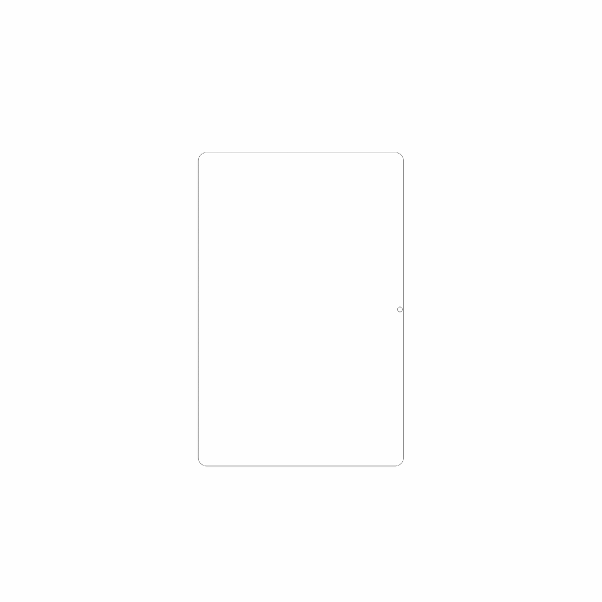 dipos Displayschutz für Digma Pro Infinity, mattierte Oberfläche, geringe Dicke und perfekte Passform