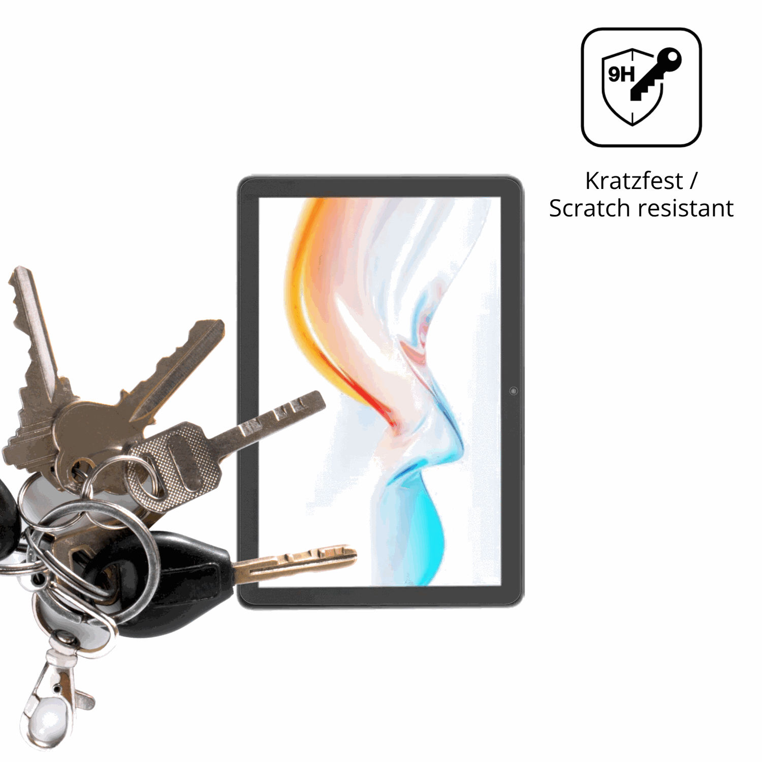 dipos Displayschutz für Digma Pro Quantum, mattierte Oberfläche, robuste Festigkeit und perfekte Passform