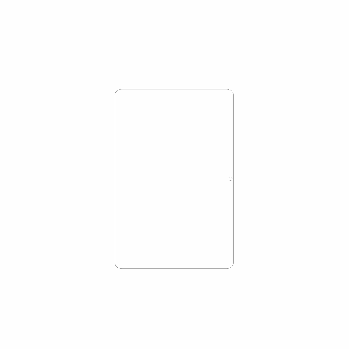 dipos Displayschutz für Digma Pro Spectrum, mattierte Oberfläche, geringe Dicke und perfekte Passform