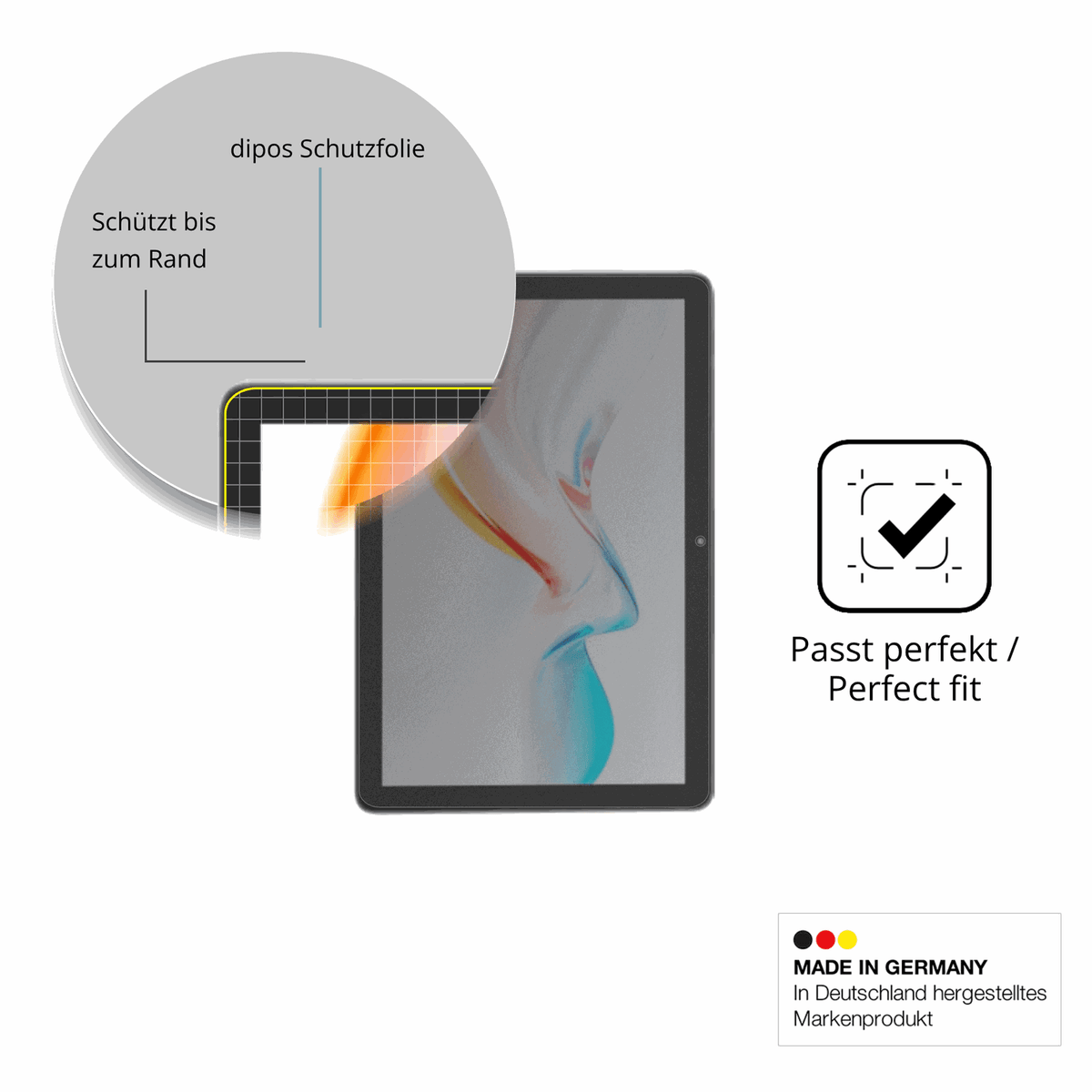 Schutz gegen Kratzer auf dem Digma Pro Spectrum Glas durch Schlüssel oder Ähnliches