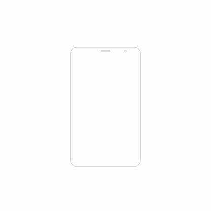 dipos Displayschutz für Digma R8, mattierte Oberfläche, geringe Dicke und perfekte Passform