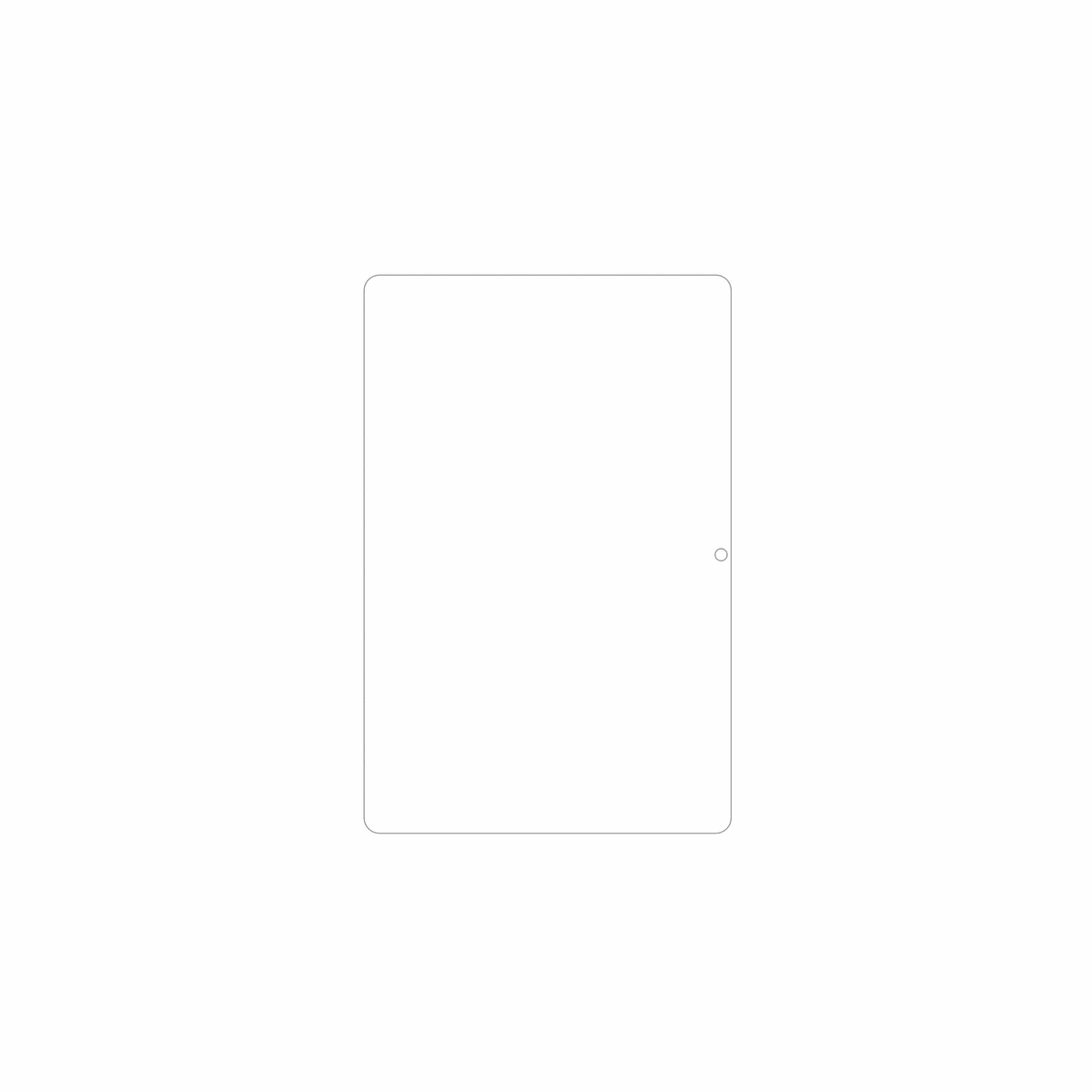 dipos Displayschutz für Digma Z10, mattierte Oberfläche, geringe Dicke und perfekte Passform