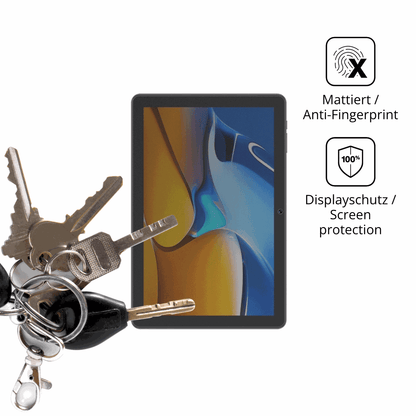 dipos Displayschutz für Digma Z10, mattierte Oberfläche, Blickschutzfilter und perfekter Passform