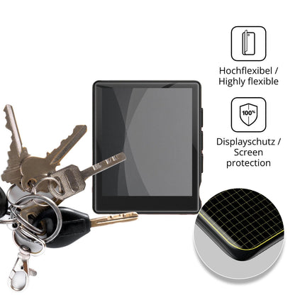 dipos Displayschutz für Diofox M5, mit Blickschutzfilter und perfekter Passform auch für die Rundungen