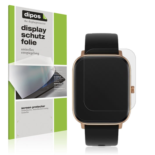 Matte Displayschutzfolie von dipos passend für Noise ColorFit Icon 2, präziser Zuschnitt und blasenfrei montiert