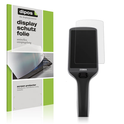 Matte Displayschutzfolie von dipos passend für Zebra PS30 Plus, präziser Zuschnitt und blasenfrei montiert