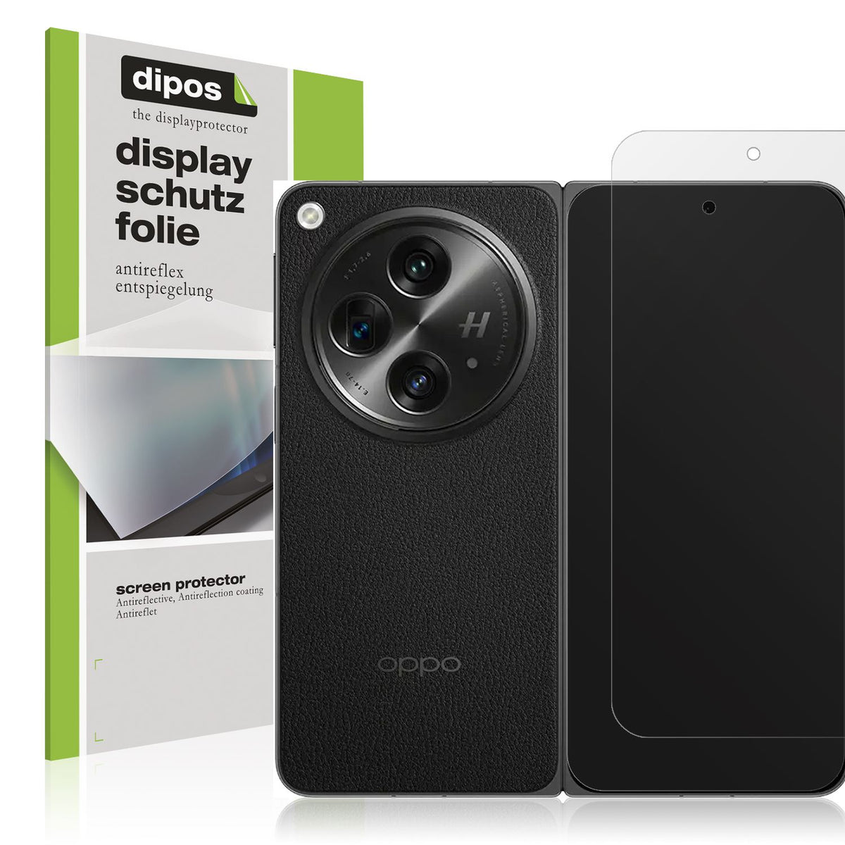 4x Schutzfolie matt für Oppo Find N3 Aussenseite Display-Schutzfolie