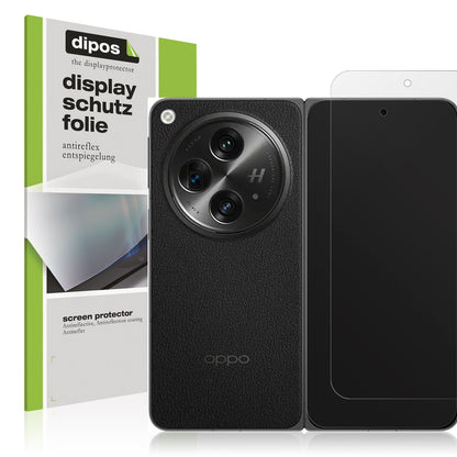 4x Schutzfolie matt für Oppo Find N3 Aussenseite Display-Schutzfolie