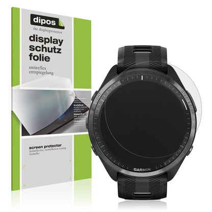 6x Schutzfolie matt für Garmin Forerunner 965 Display-Schutzfolie