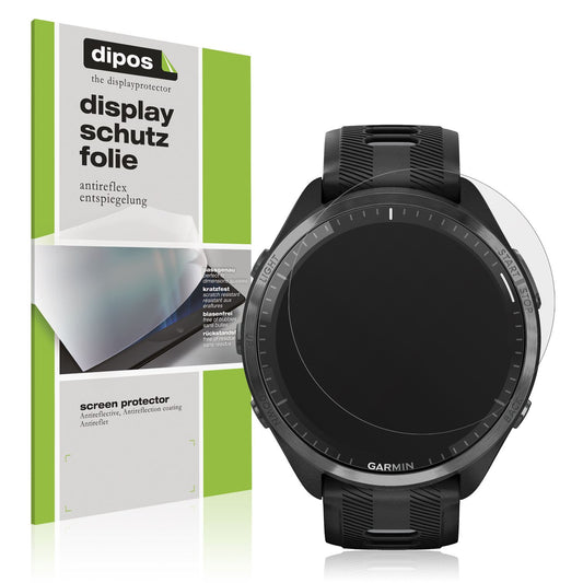 6x Schutzfolie matt für Garmin Forerunner 965 Display-Schutzfolie