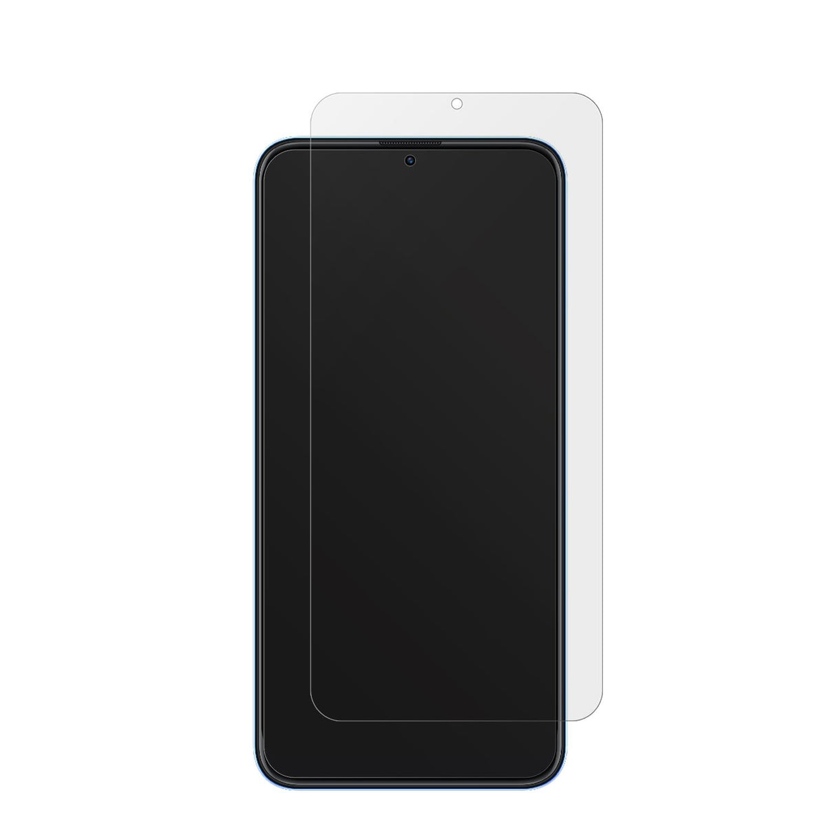 CoolpadCool 12A mit aufgebrachter dipos Displayschutzfolie, die lästige Fingerabdrücke minimiert