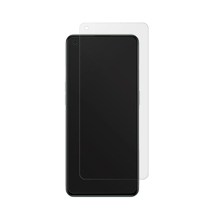 OppoReno8 Lite mit aufgebrachter dipos Displayschutzfolie, die lästige Fingerabdrücke minimiert