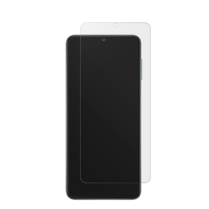 SamsungGalaxy M32 mit aufgebrachter dipos Displayschutzfolie, die lästige Fingerabdrücke minimiert