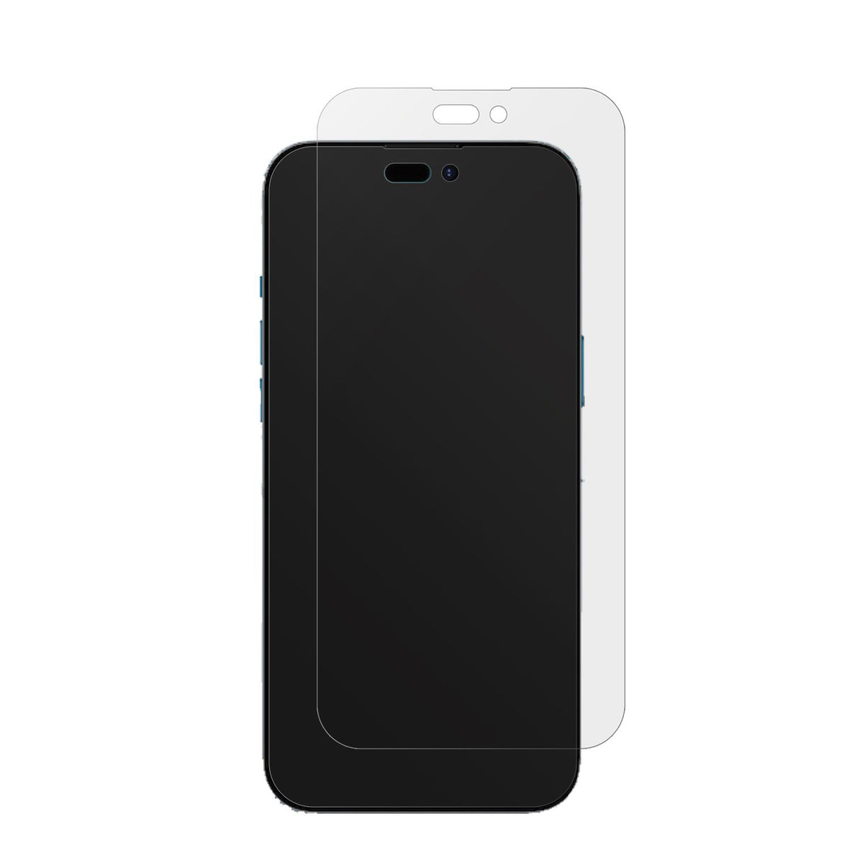 AppleiPhone 14 Pro Max mit aufgebrachter dipos Displayschutzfolie, die lästige Fingerabdrücke minimiert