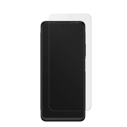 TecnoPova 3 mit aufgebrachter dipos Displayschutzfolie, die lästige Fingerabdrücke minimiert