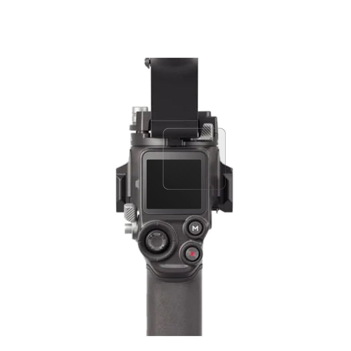 DJIRS 4 Pro mit aufgebrachter dipos Displayschutzfolie, die lästige Fingerabdrücke minimiert