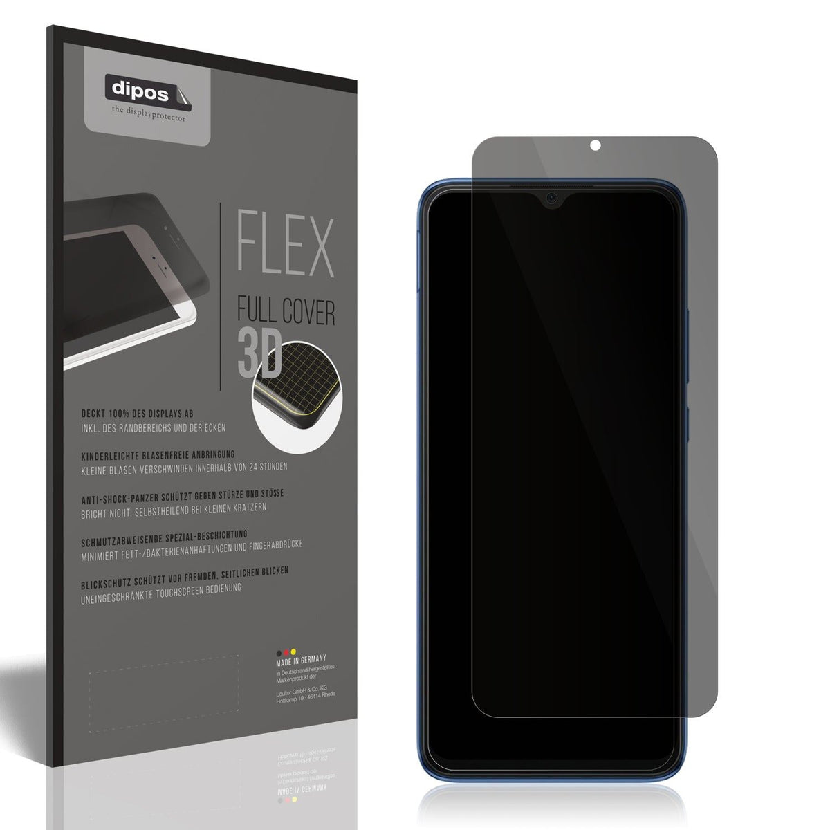 Full Cover Privacy Blickschutzfolie für Xiaomi Redmi 10C