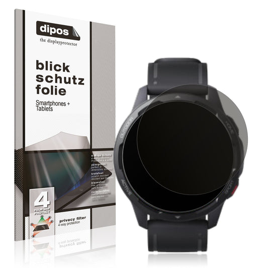 Blickschutzfolie für Xiaomi Watch S1 Active matt Schutzfolie Privacy