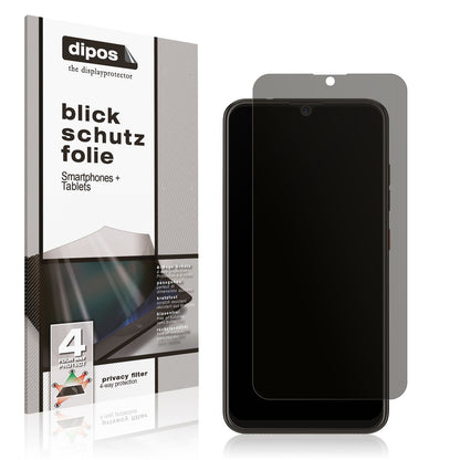 Blickschutzfolie von dipos passend für A1 Alpha, präziser Zuschnitt und blasenfrei montiert