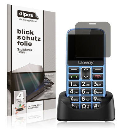 Blickschutzfolie für Uleway T185 matt Schutzfolie Privacy