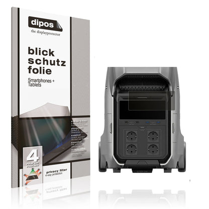 Blickschutzfolie für EF Ecoflow Delta 3 Plus matt Schutzfolie Privacy