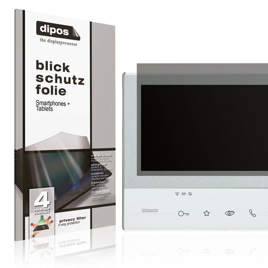 Blickschutzfolie von dipos passend für Bticino CLASSE 300 X13, präziser Zuschnitt und blasenfrei montiert