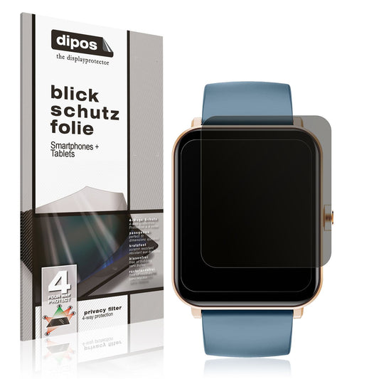 Blickschutzfolie für Huakua G50 Smartwatch matt Schutzfolie Privacy