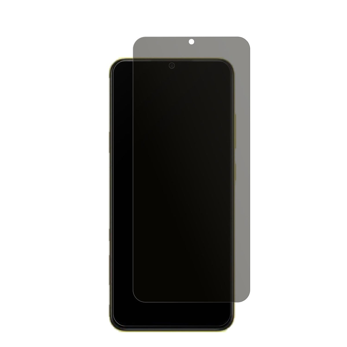 XiaomiPOCO M4 5G mit aufgebrachtem dipos Displayschutz, der seitliche Einblicke blockiert