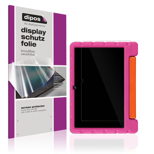 2x Schutzfolie klar für Ziovo Z138 PRO Kinder Tablet 10 Zoll Display-Schutzfolie