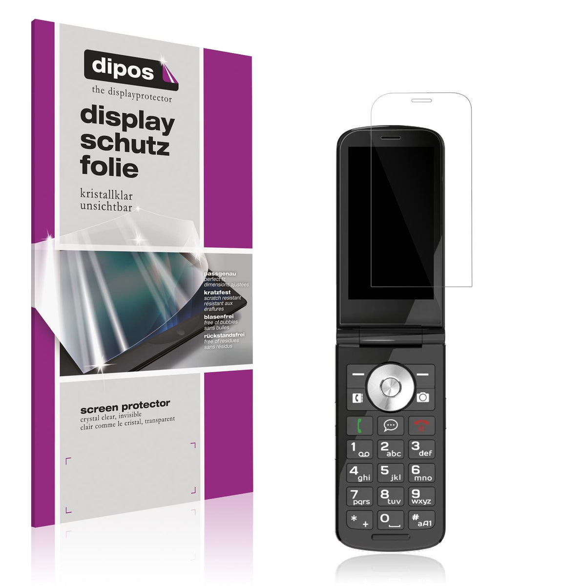 4x Schutzfolie klar für Emporia TOUCHSMART 4G Display-Schutzfolie