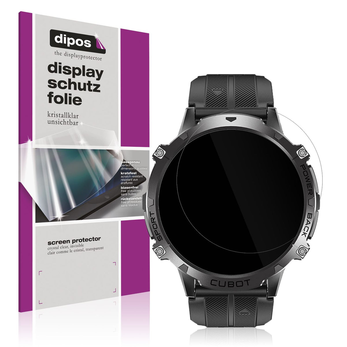 6x Schutzfolie klar für Cubot X3 Display-Schutzfolie