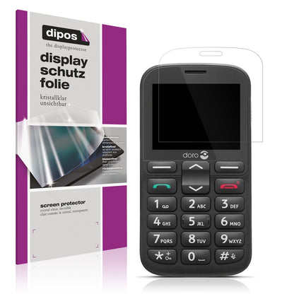 4x Schutzfolie klar für Doro 1380 Display-Schutzfolie