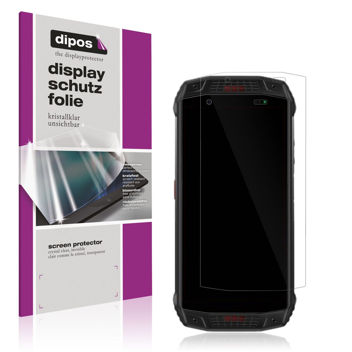 4x Schutzfolie klar für Ulefone Armor 15 Display-Schutzfolie