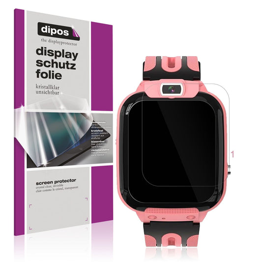 6x Schutzfolie klar für Clleylise Kinder Smartwatch Display-Schutzfolie