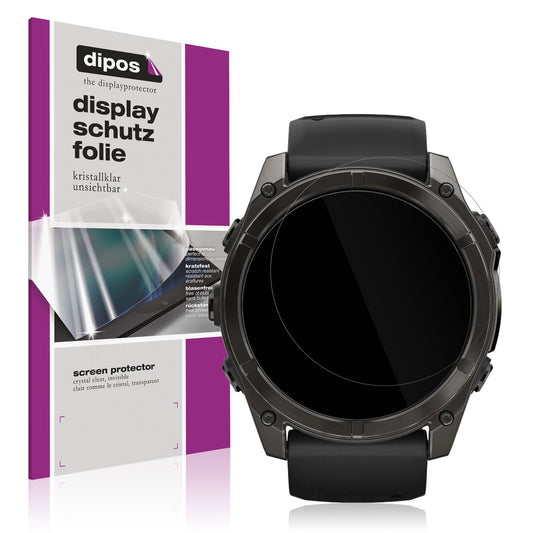 6x Schutzfolie klar für Garmin Fenix 7x Pro 51mm Display-Schutzfolie