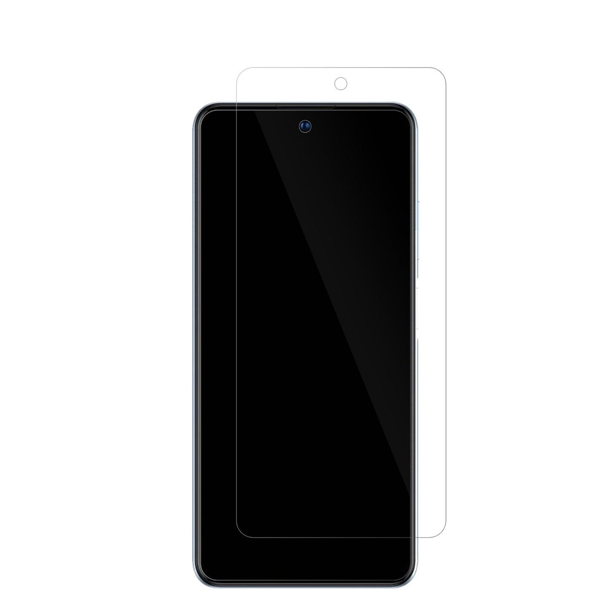 ZTEBlade V40 mit aufgebrachter dipos Displayschutzfolie, glasklare Darstellung ohne Einschränkungen