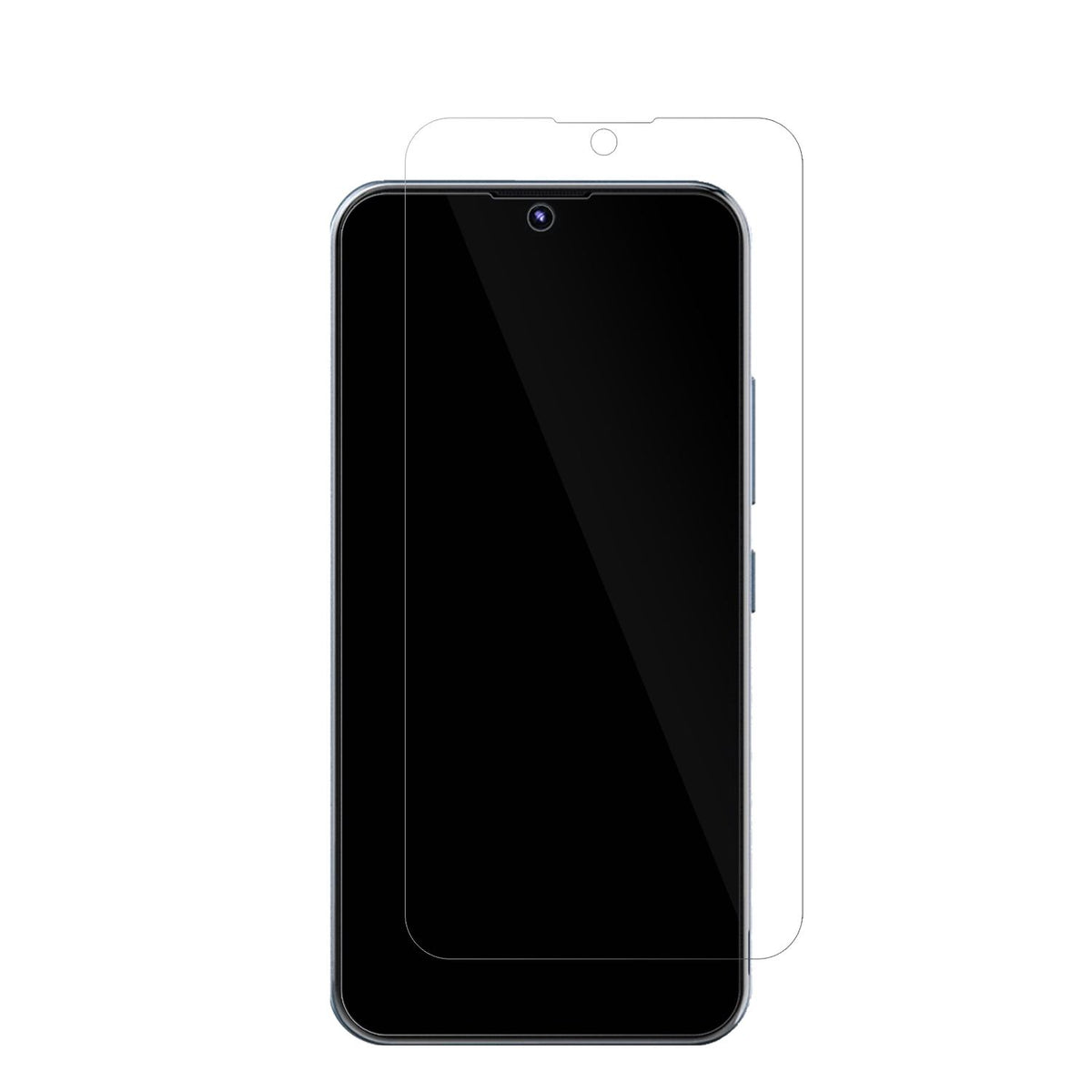 TecnoPop 5S mit aufgebrachter dipos Displayschutzfolie, glasklare Darstellung ohne Einschränkungen