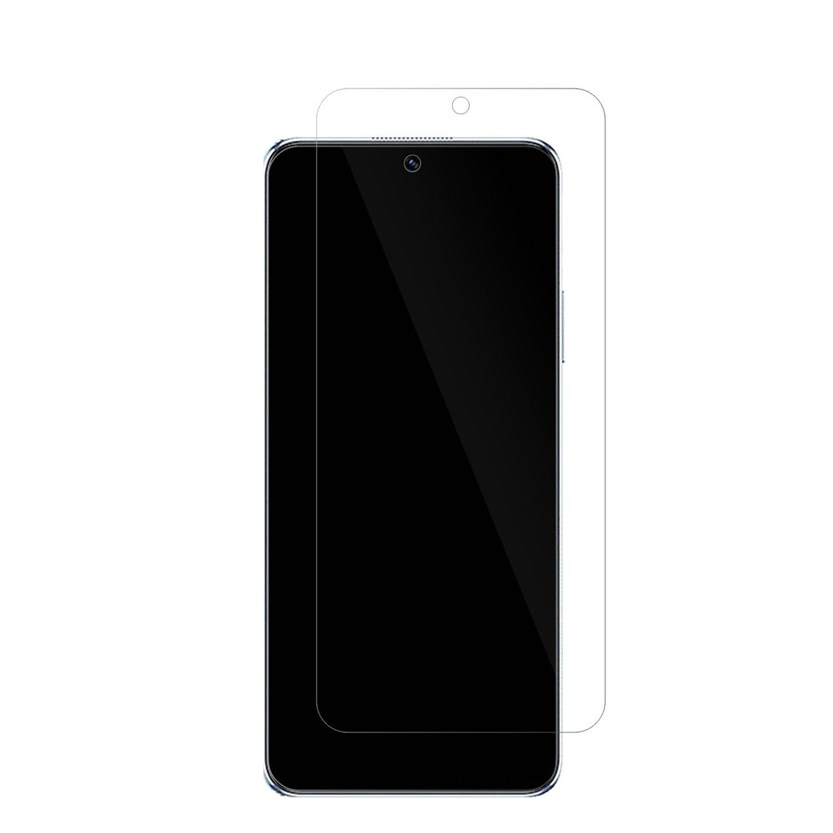 HuaweiNova Y90 mit aufgebrachter dipos Displayschutzfolie, glasklare Darstellung ohne Einschränkungen