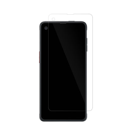 SamsungGalaxy Xcover 6 Pro EE mit aufgebrachter dipos Displayschutzfolie, glasklare Darstellung ohne Einschränkungen
