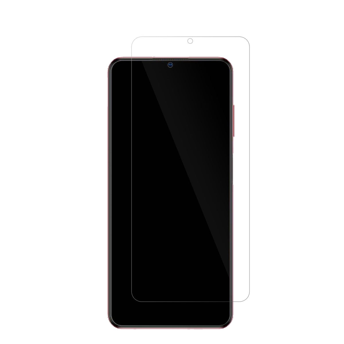 ZTEBlade V40 Vita mit aufgebrachter dipos Displayschutzfolie, glasklare Darstellung ohne Einschränkungen