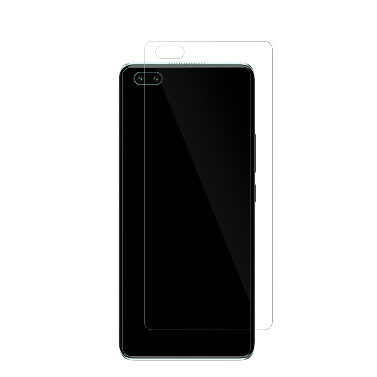 HisenseInfinity H60 5G mit aufgebrachter dipos Displayschutzfolie, glasklare Darstellung ohne Einschränkungen