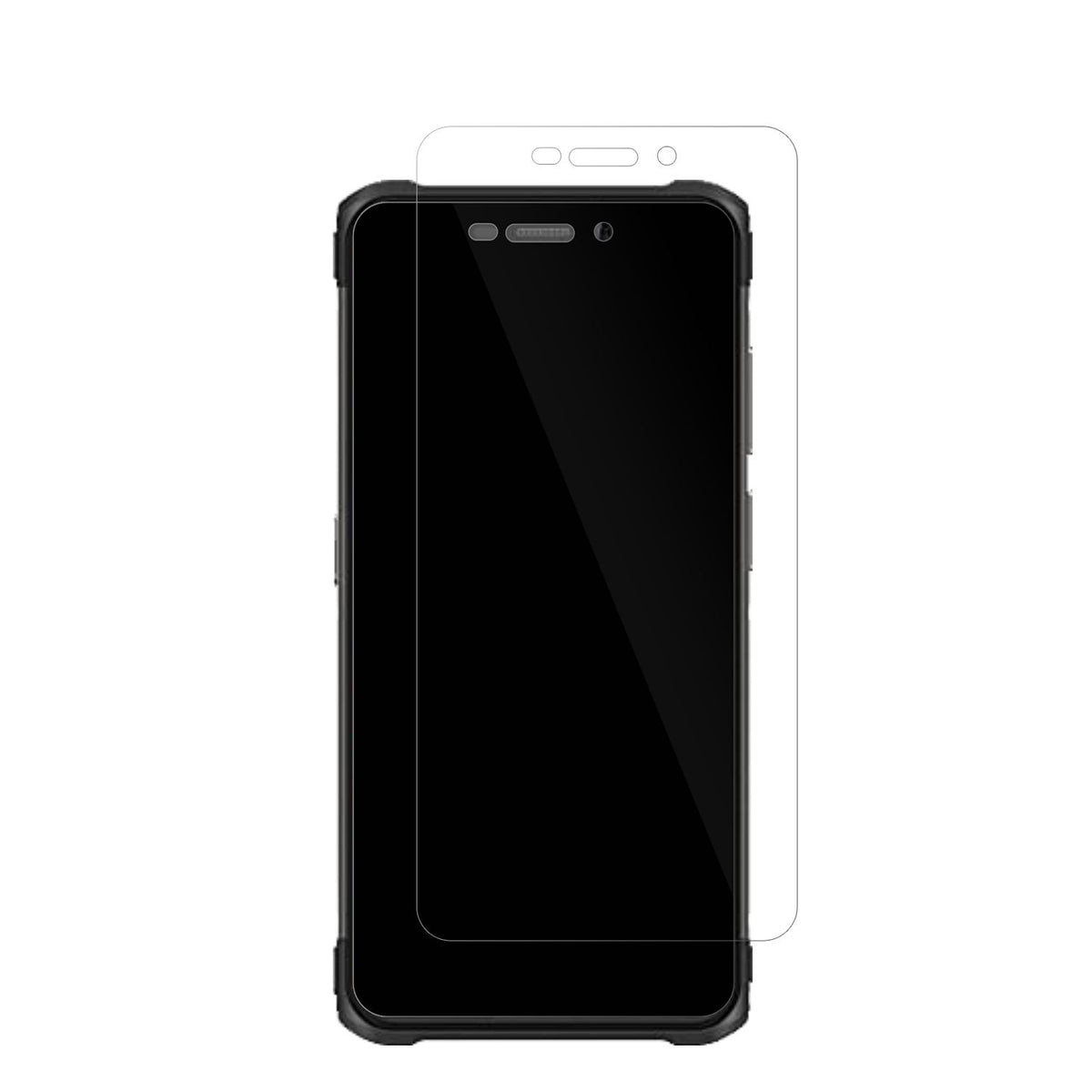 UlefoneArmor X10 mit aufgebrachter dipos Displayschutzfolie, glasklare Darstellung ohne Einschränkungen