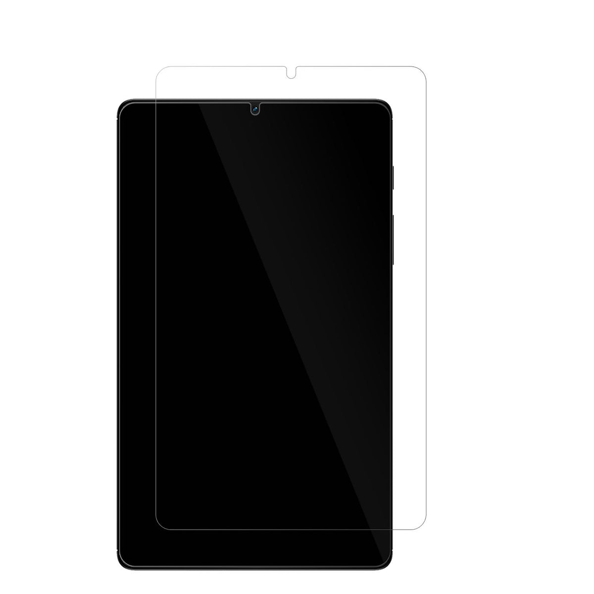 RealmePad Mini (8.7) mit aufgebrachter dipos Displayschutzfolie, glasklare Darstellung ohne Einschränkungen