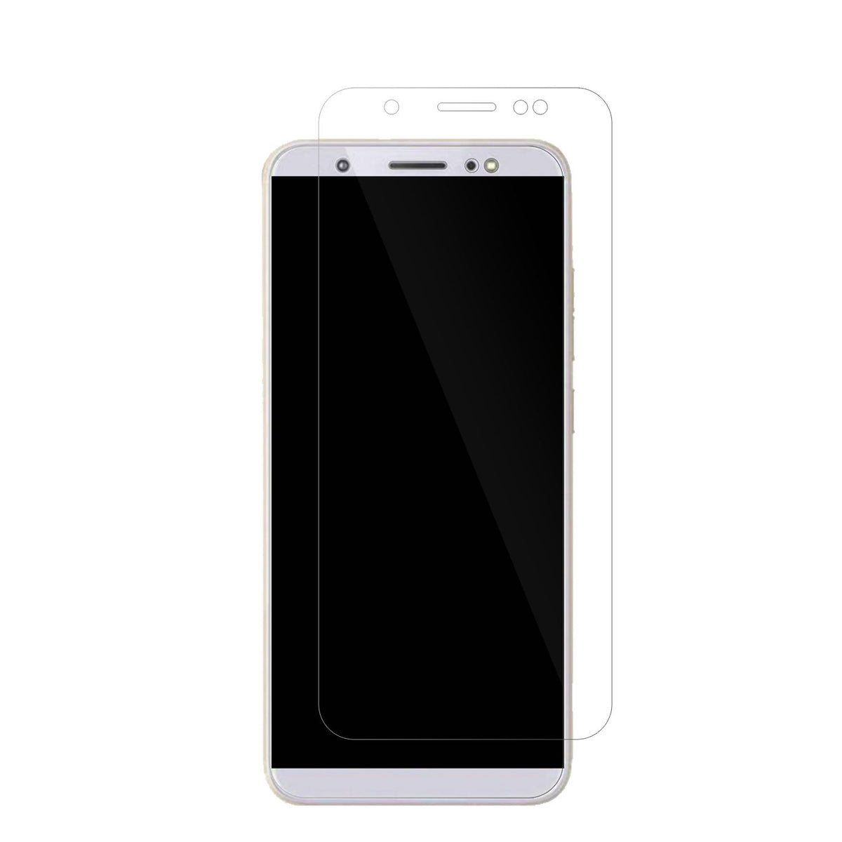 TecnoCamon IN5 mit aufgebrachter dipos Displayschutzfolie, glasklare Darstellung ohne Einschränkungen