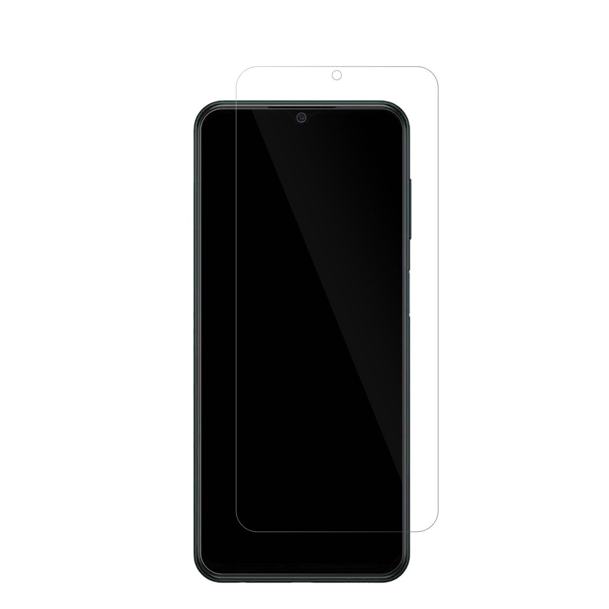 itelA60 mit aufgebrachter dipos Displayschutzfolie, glasklare Darstellung ohne Einschränkungen