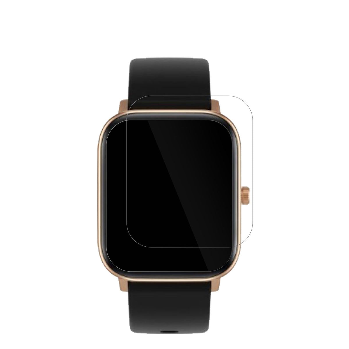 NoiseColorFit Icon 2 mit aufgebrachter dipos Displayschutzfolie, glasklare Darstellung ohne Einschränkungen
