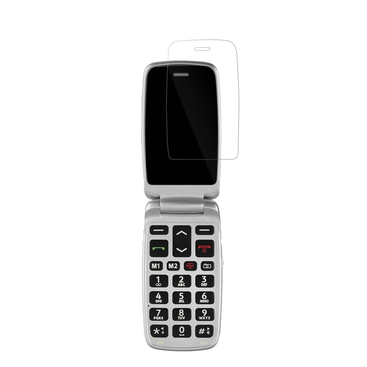 4x Schutzfolie klar für Doro Primo 360014 Display-Schutzfolie