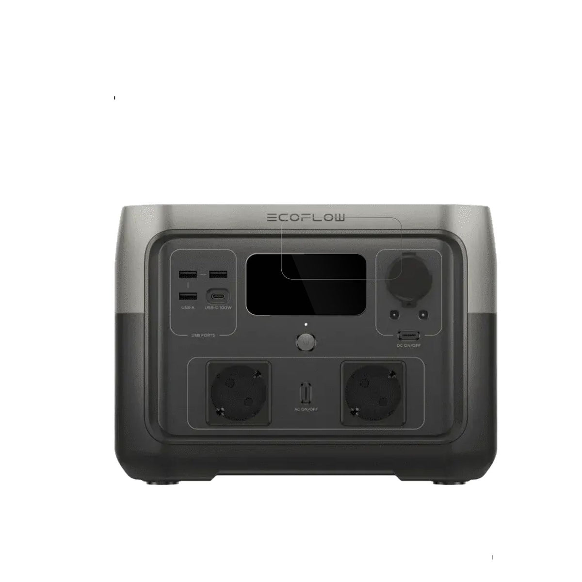 2x Schutzfolie klar für EF Ecoflow River 2 Max Display-Schutzfolie