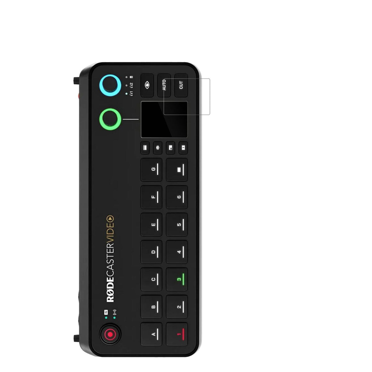 4x Schutzfolie klar für Rode Rodecaster Video Display-Schutzfolie